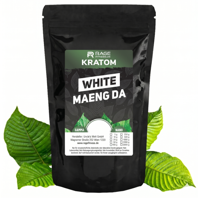 Kratom White Maeng Da nano - Menge: 100 g