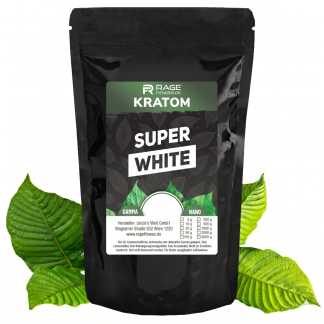 Kratom Super White Nano - Menge: 5 g