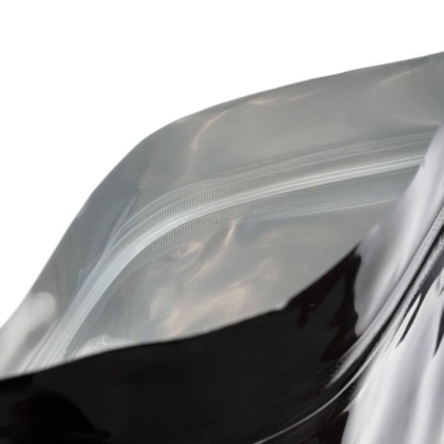 Doypack ZIP | schwarz glänzend mit AL-Beschichtung - Varianten: 3000 ml