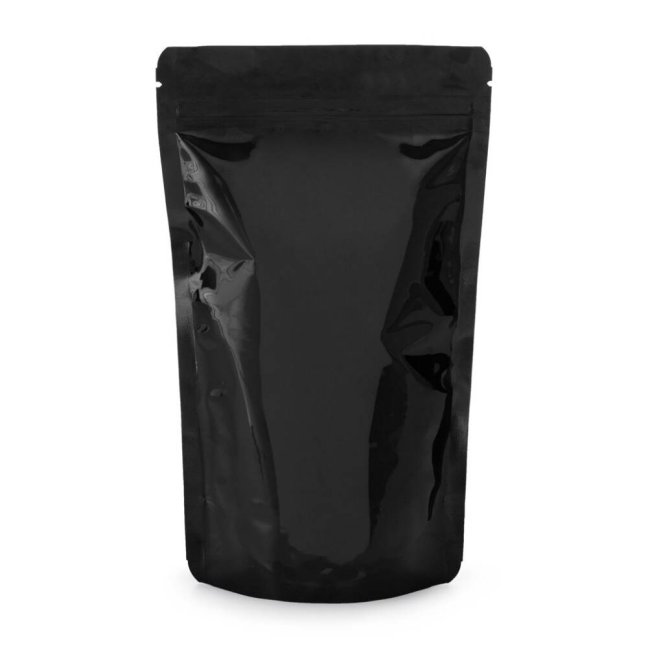 Doypack ZIP | schwarz glänzend mit AL-Beschichtung - Varianten: 3000 ml