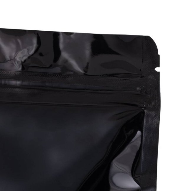 Doypack ZIP | schwarz glänzend mit AL-Beschichtung - Varianten: 3000 ml